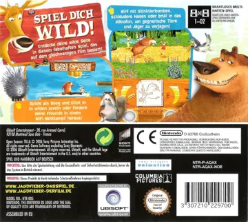 Open Season (Europe) (En,Es,It,Nl) box cover back